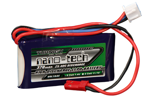 2S 370MAH Lipo Battery - Turnigy 35-70C