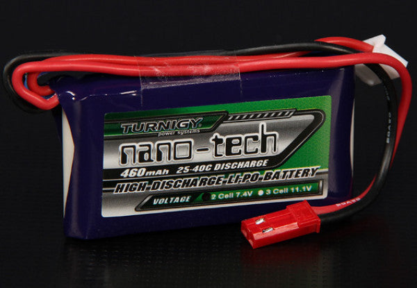 2S 460MAH Lipo Battery - Various Manufacturers