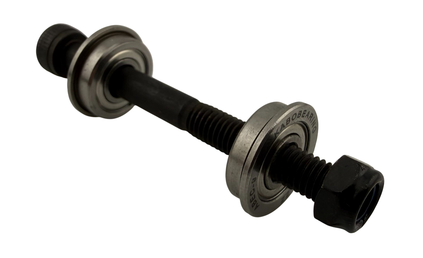 M5 Shoulder Bolt with 2 Flanged Bearings and a Nylock