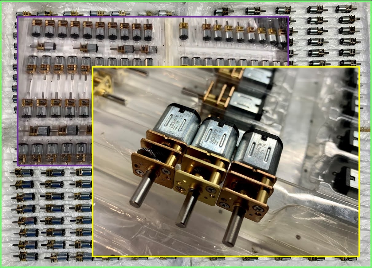 High-Power N10, N20, and N30 motors - 600 to 3600 rpm on 2S